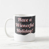 Wienerfulの休日のマグを持って下さい コーヒーマグカップ (左)