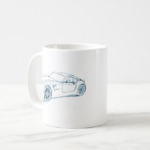Wiesmann GT MF5 2008年 コーヒーマグカップ (正面左)