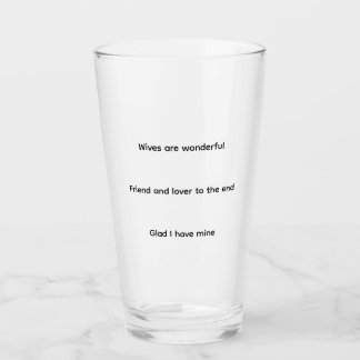 Wife タンブラーグラス