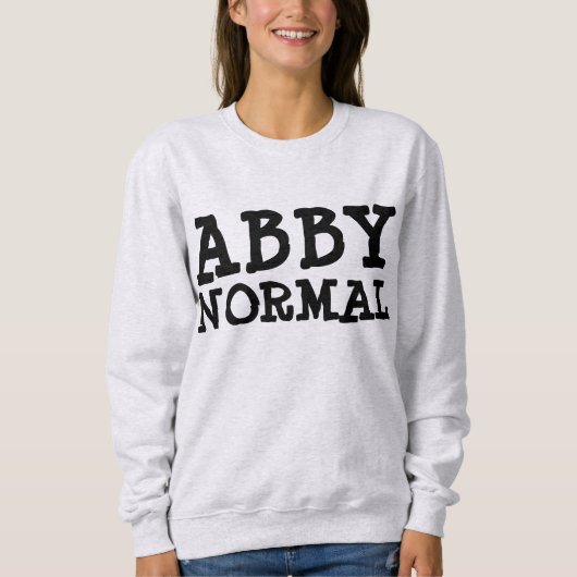 WIFE ABBY おもしろい NORMAL LADIES Tシャツ (正面)
