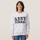 WIFE ABBY おもしろい NORMAL LADIES Tシャツ (正面フル)