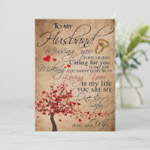 Wife Art To My Husband Missing You サンキューカード (スタンド正面)