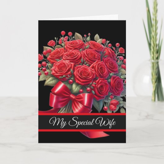 Wife Birthday Card カード (正面)