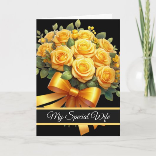 Wife Birthday Card カード (正面)