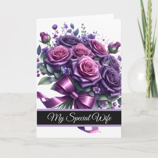 Wife Birthday Card カード (正面)