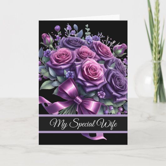 Wife Birthday Card カード (正面)