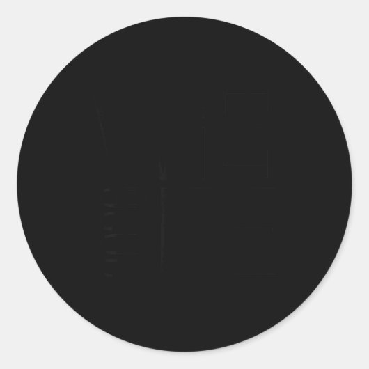 Wife Est. 2026, Married Couple, Wedding Husband Ma ラウンドシール (正面)