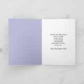 Wife Happy May Birthday Lily of Valley カード (内部)