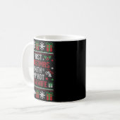 Wife Husband First Christmas Just Married Christma コーヒーマグカップ (正面左)