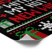 Wife Husband First Christmas Just Married Christma ポスター (角)