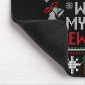 Wife Husband First Christmas Just Married Christma マウスパッド (コーナー)