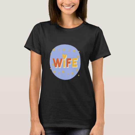 Wife Husband Marrige Married Couple Tシャツ (正面)