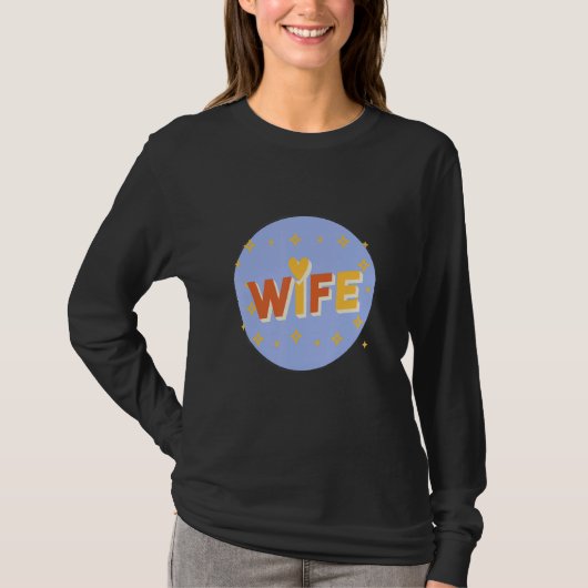 Wife Husband Marrige Married Couple Tシャツ (正面)