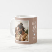 Wife I Love You Photos モダン Brown C88 & White コーヒーマグカップ (正面左)