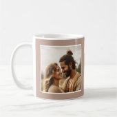 Wife I Love You Photos モダン Brown C88 & White コーヒーマグカップ (左)