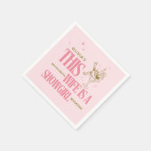 Wife is a showgirl bachelorette weekend itinerary  スタンダードカクテルナプキン (角)