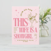 Wife is a showgirl bachelorette weekend itinerary  招待状 (スタンド正面)