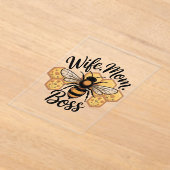 Wife. Mom. Boss アクリル招待状 (レイダウン)