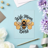 Wife. Mom. Boss アクリル招待状 (インサイチュ (ウェディング))