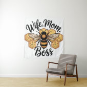 Wife. Mom. Boss タペストリー (インサイチュ)