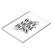 Wife. Mom. Boss. ノートブック (左側)