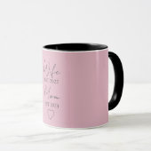 Wife & Mom Est. – Minimalist Valentine Gift マグカップ (正面右)