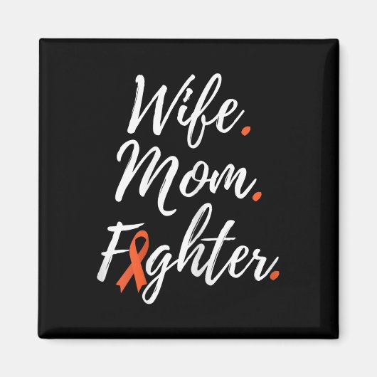 Wife Mom Fighter Rsd Crps Awareness マグネット (正面)