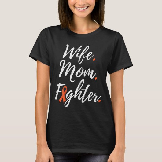 Wife Mom Fighter Rsd Crps Awareness  Tシャツ (正面)