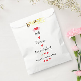 Wife Mommy Our Everything Cute Mother's day Sweet フェイバーバッグ