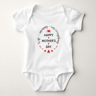 Wife Mommy Our Everything Cute Mother's day Sweet ベビーボディスーツ