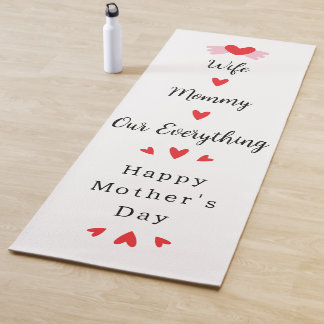 Wife Mommy Our Everything Cute Mother's day Sweet ヨガマット