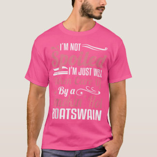 Wife Of A Boatswain Nautical Seaman Bosun Bos'N Tシャツ