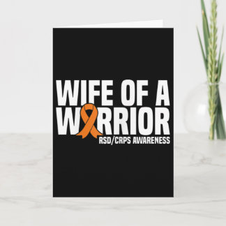 Wife Of A Warrior Orange Ribbon Rsdcrps Awareness  カード