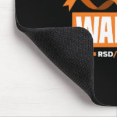 Wife Of A Warrior Support Supporter Rsd Crps Aware マウスパッド (コーナー)