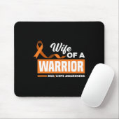 Wife Of A Warrior Support Supporter Rsd Crps Aware マウスパッド (マウス)