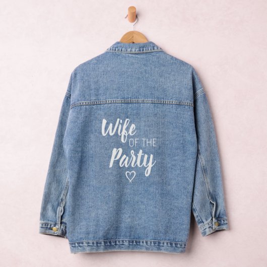 Wife of the Party Bride デニムジャケット (ハンガー)