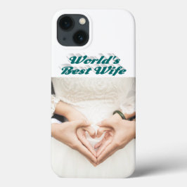 Wife Photo green iPhone Case iPhone 13ケース