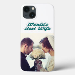 Wife Photo green iPhone Case iPhone 13ケース