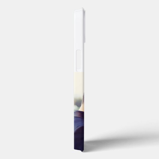 Wife Photo sky blue iPhone Case Case-Mate iPhoneケース (裏面 / 右)