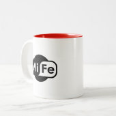 WiFe - WiFiパロディ ツートーンマグカップ (正面左)