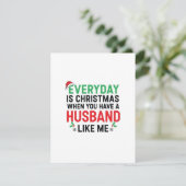 Wife Xmas Card Funny From Loving Husband シーズンカード (スタンド正面)