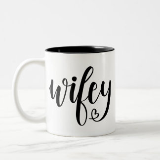 Wifeyのコーヒー・マグ ツートーンマグカップ