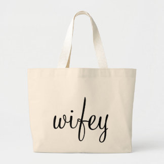 Wifeyのトートバック ラージトートバッグ