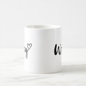 Wifeyのマグの結婚式の婚約のギフトのコーヒーカップ コーヒーマグカップ (中央)