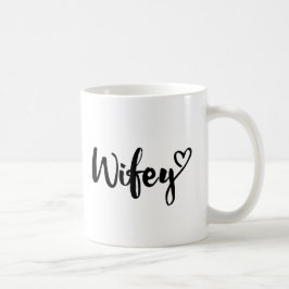 Wifeyのマグの結婚式の婚約のギフトのコーヒーカップ コーヒーマグカップ