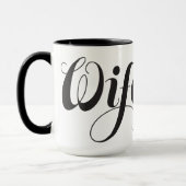 Wifeyのマグ マグカップ (左)