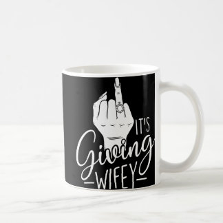 Wifeyの与えBrideの結婚バチェロレッテ コーヒーマグカップ