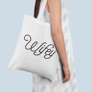 Wifeyの新婚旅行 トートバッグ