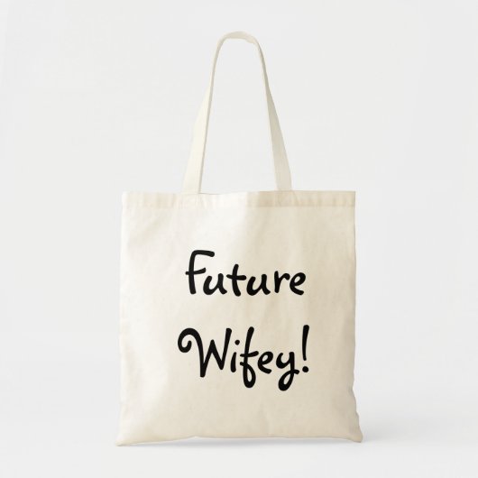 Wifeyの未来のトート トートバッグ (正面)