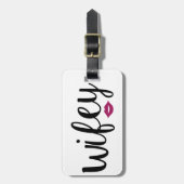 Wifeyの荷物のラベル ラゲッジタグ (正面縦)